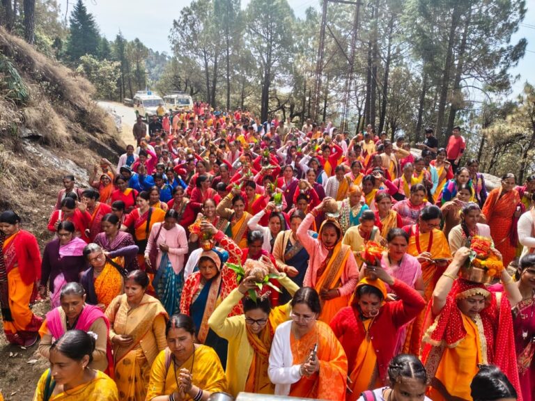 नववर्ष के आगमन और चैत्र नवरात्रि के अवसर पर भव्य कलश शोभा यात्रा का आयोजन