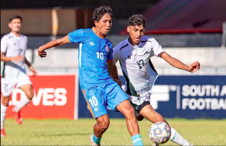 सैफ अंडर-20 चैंपियनशिप- भारत ने पाकिस्तान को 3-0 से हराकर सेमीफाइनल में बनाई जगह